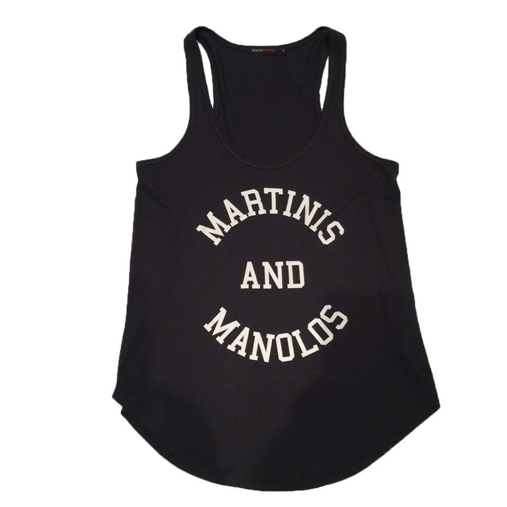 Martinis & Manolos tank top. Coolness from Ron Robinson LA boutique 👠 - Picture 1 of 7